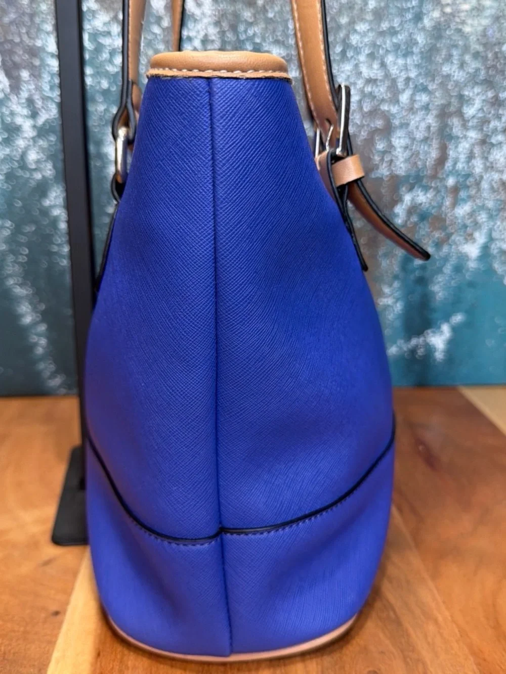 Gianni Bernini 2010’s Dopamine Dressing Royal Blue Tote Bag (EUC)